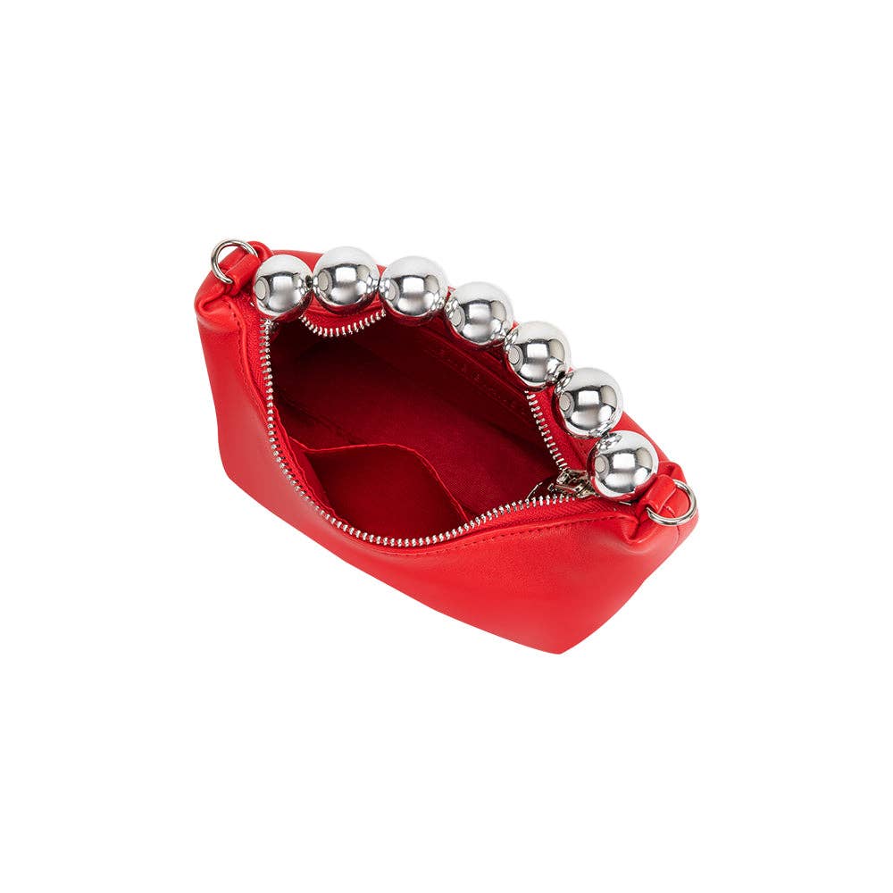 Esme Red Vegan Crossbody Bag