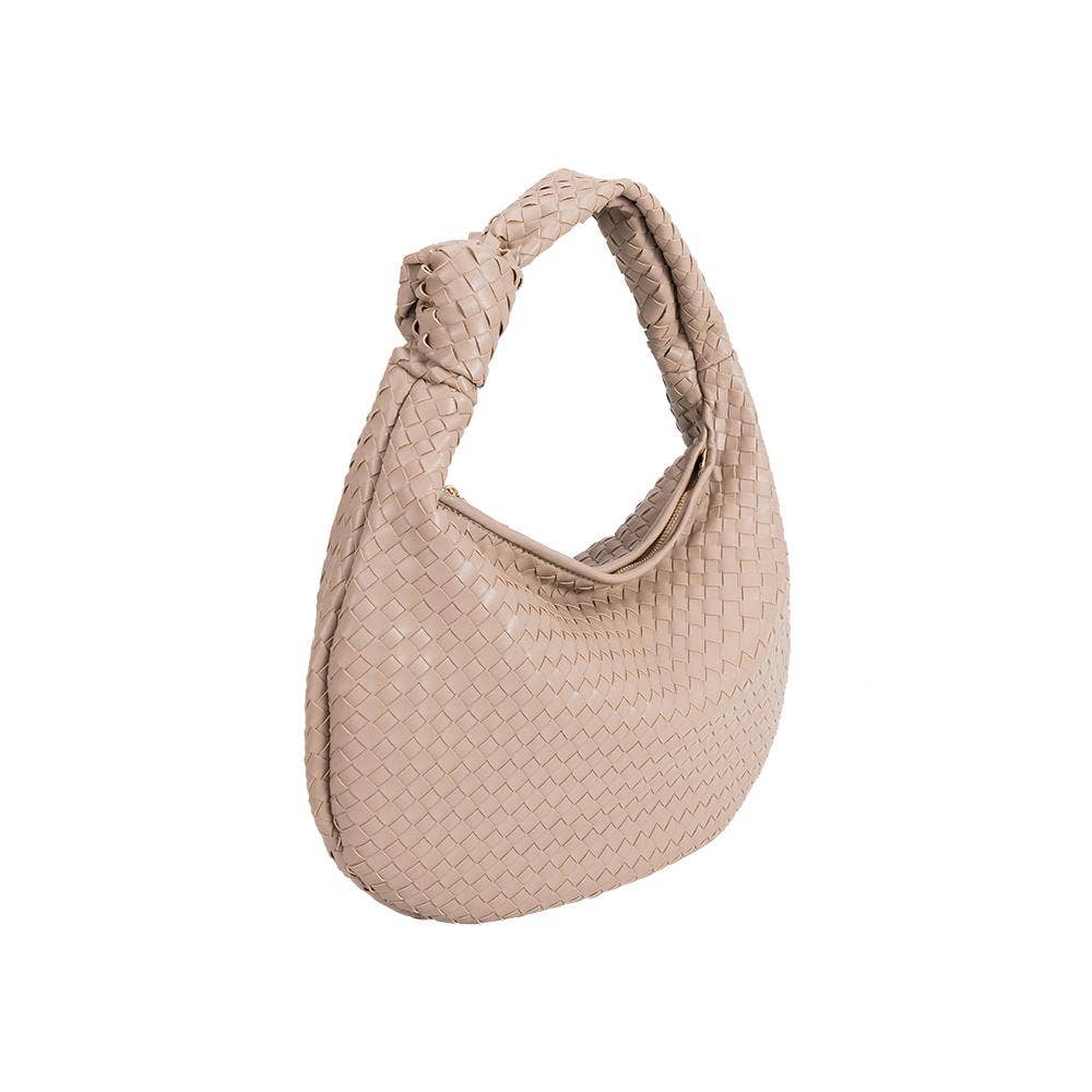 Brigitte Large Nude Eco Chic Shoulder Bag