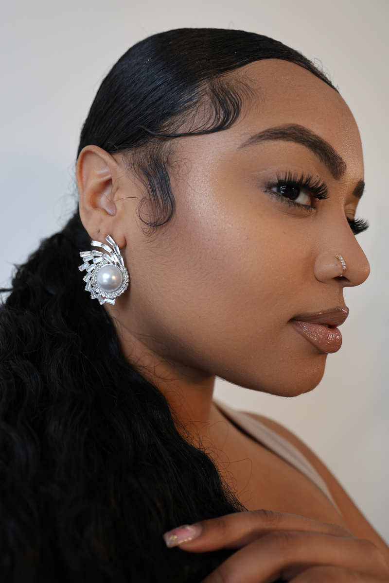 Glimmer Pearl Earrings