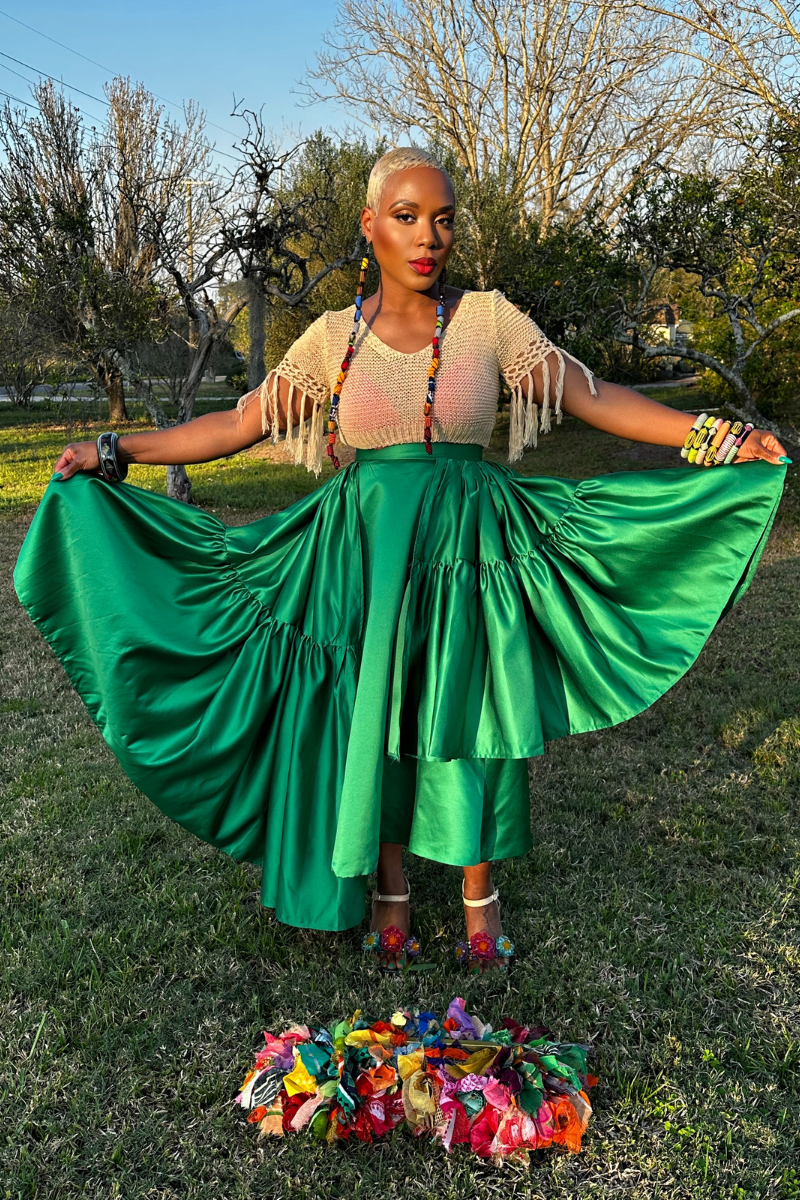 Asymmetric Elegance Skirt II