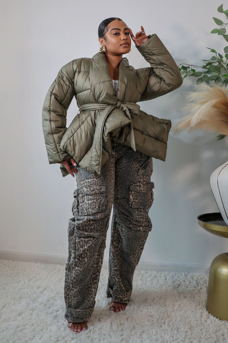 Celestial Wrap Puffer Coat