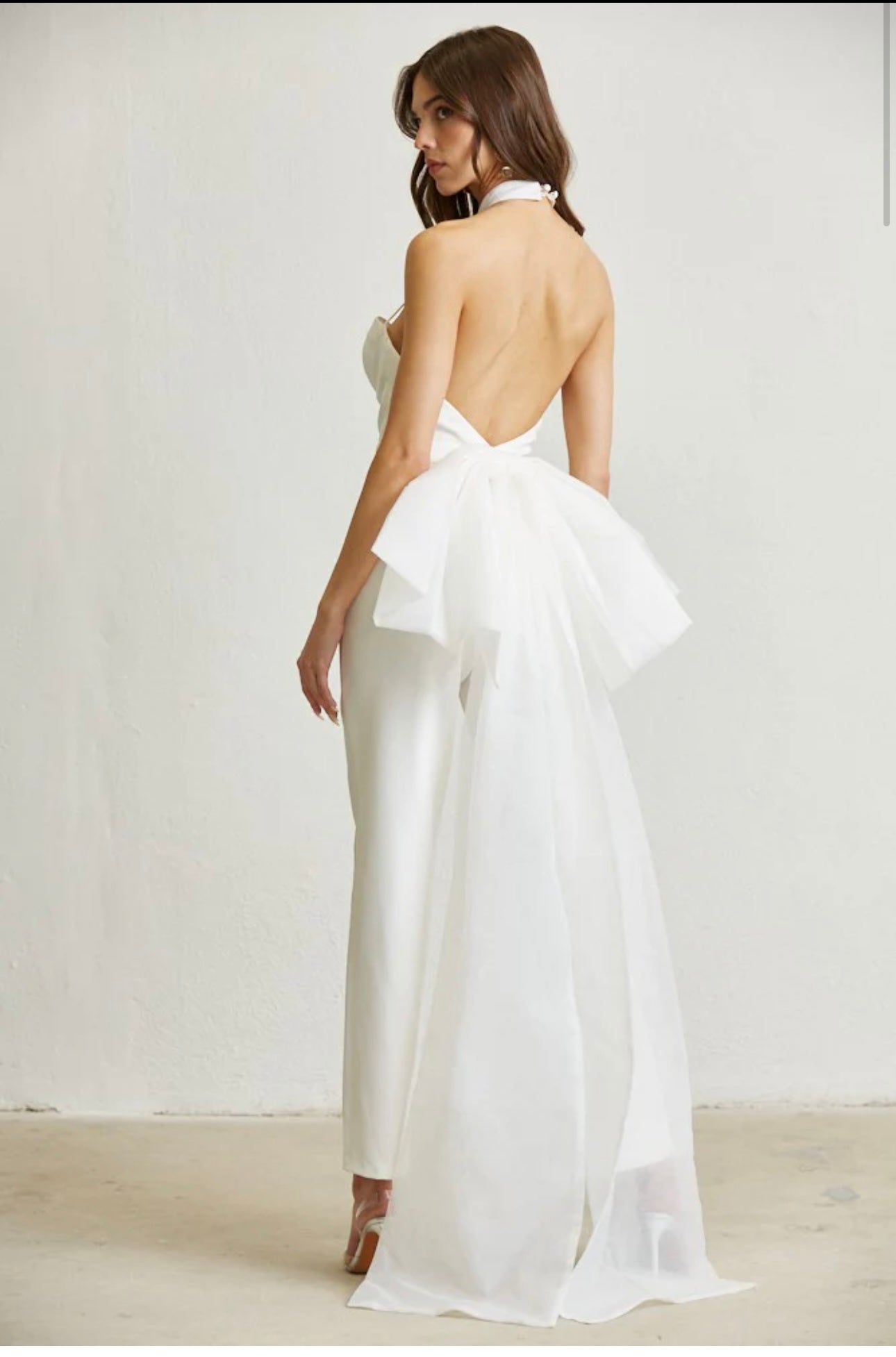 Pure Elegance Bow-tiful Allure Jumpsuit (FINAL SALE)