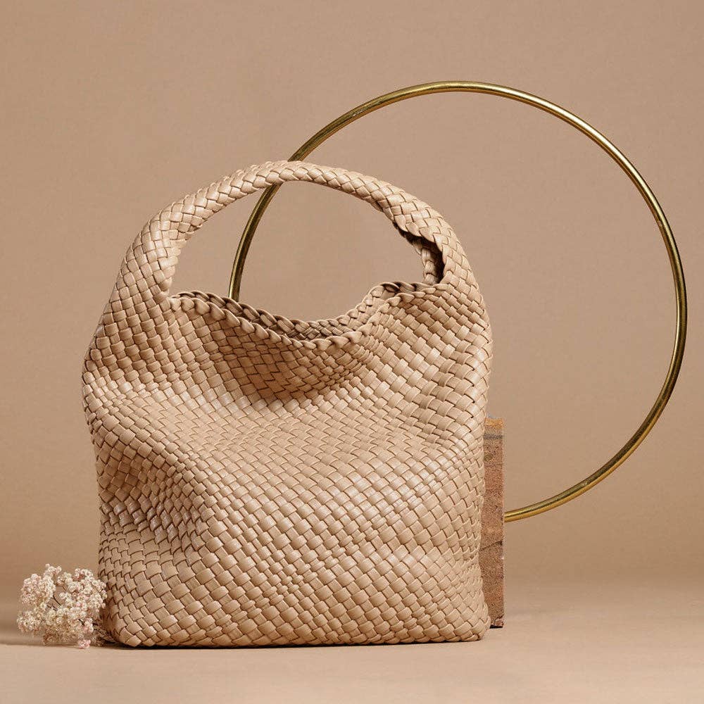 Johanna Nude Recycled Vegan Shoulder Bag