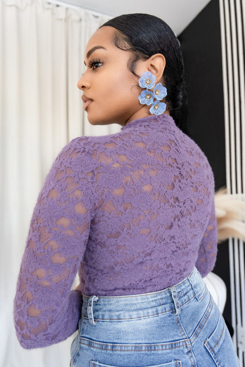 Mystic Orchid Lace top