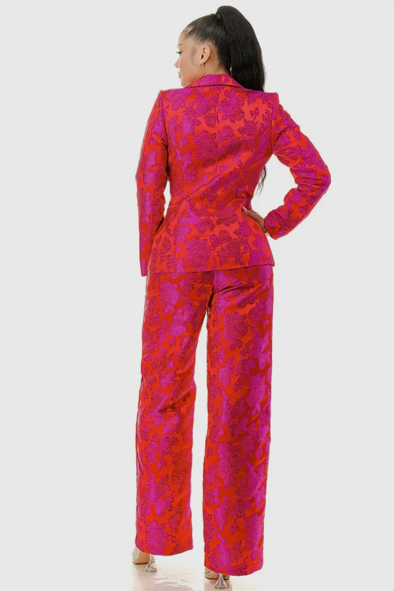 Rose Mirage Blazer Set
