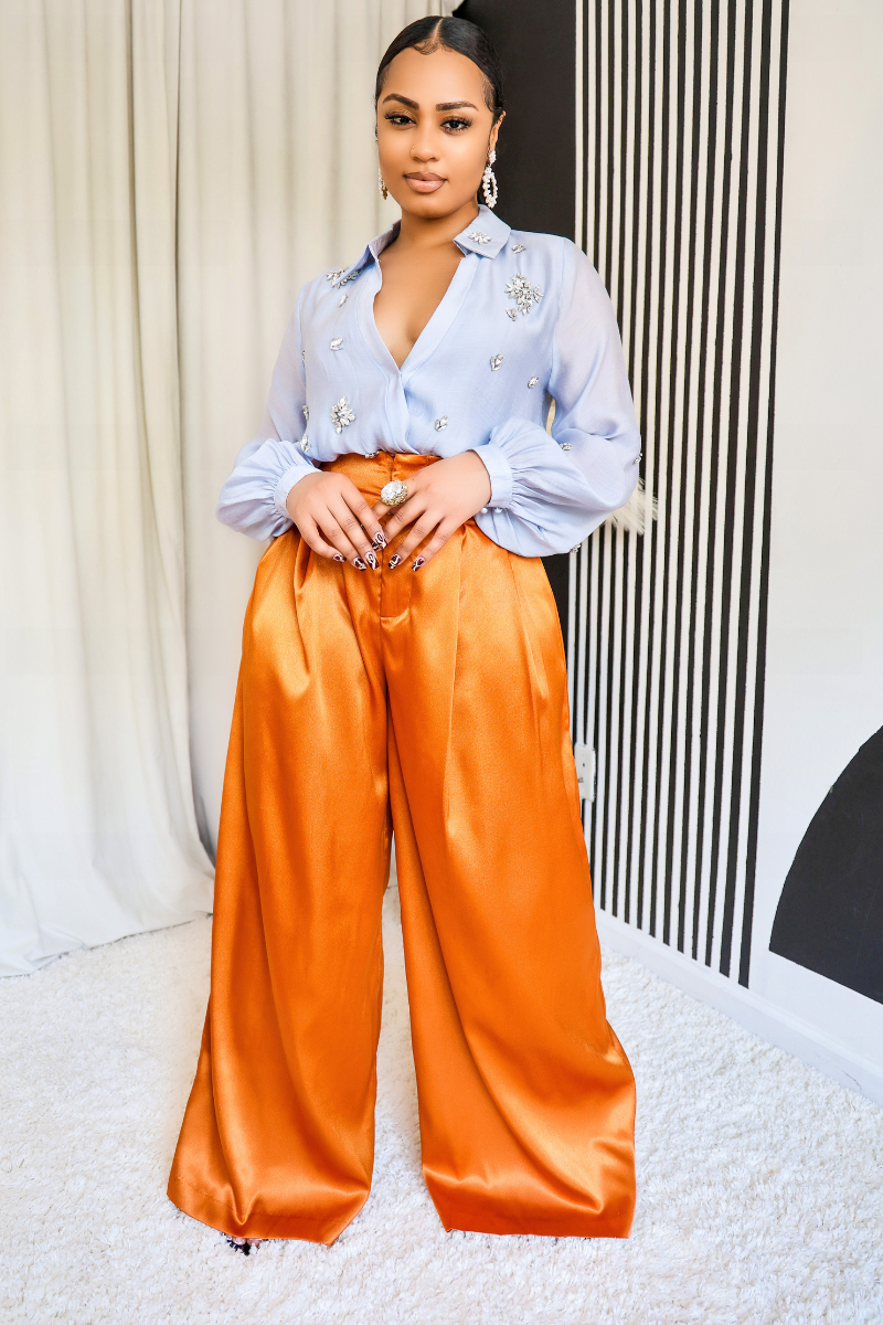 Rustic Chic High Waist Pants