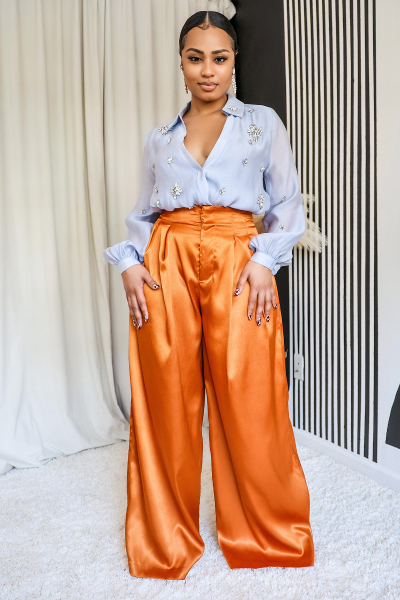 Rustic Chic High Waist Pants