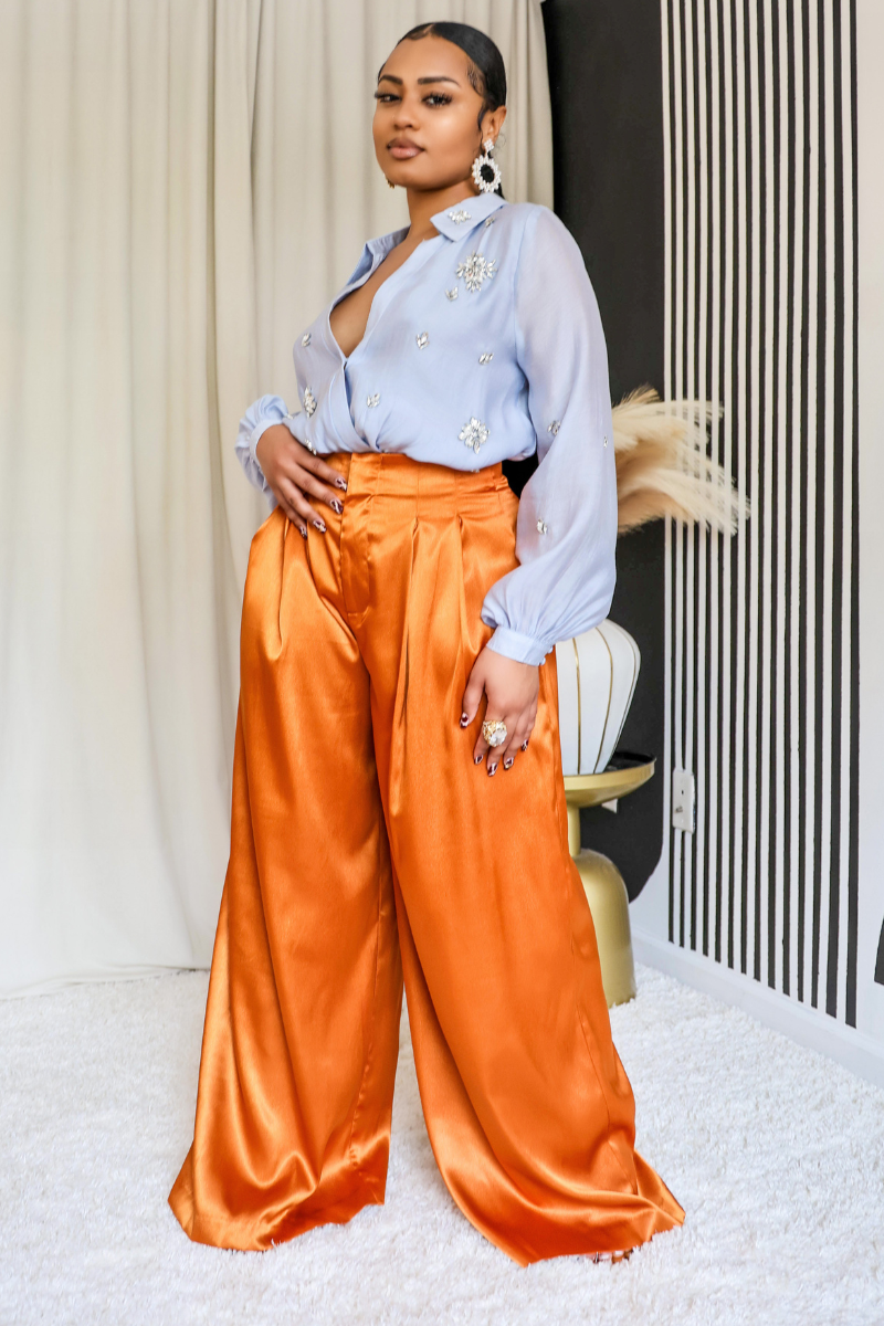 Rustic Chic High Waist Pants