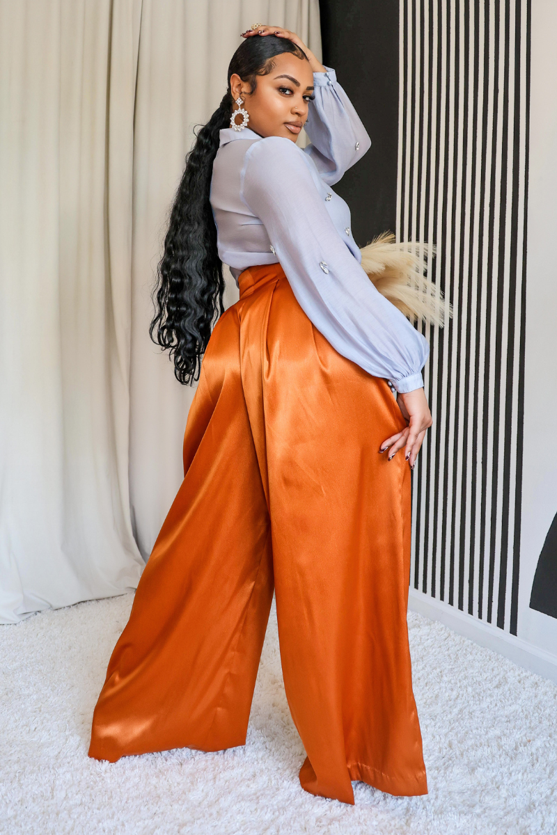 Rustic Chic High Waist Pants