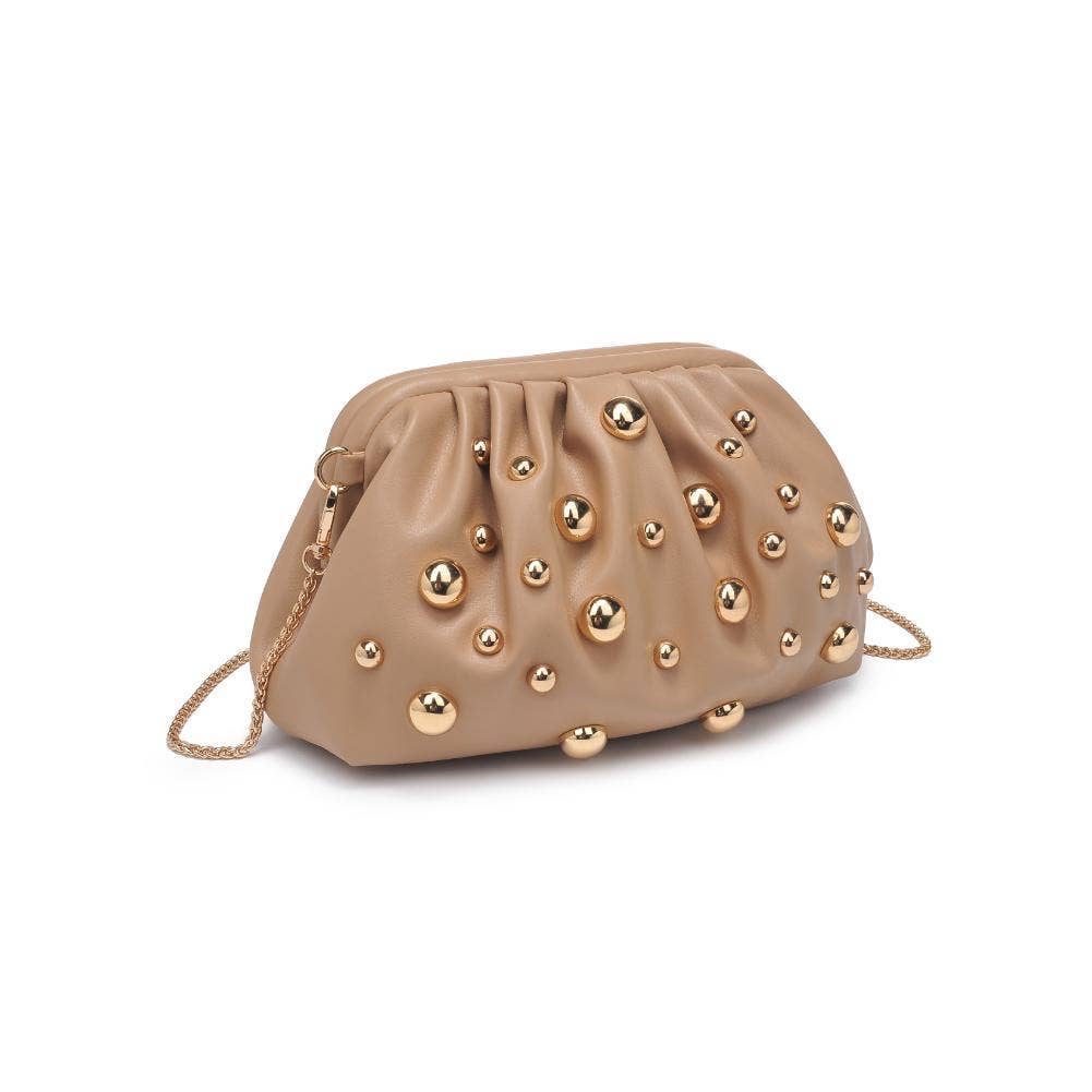 Carey Studded Clutch