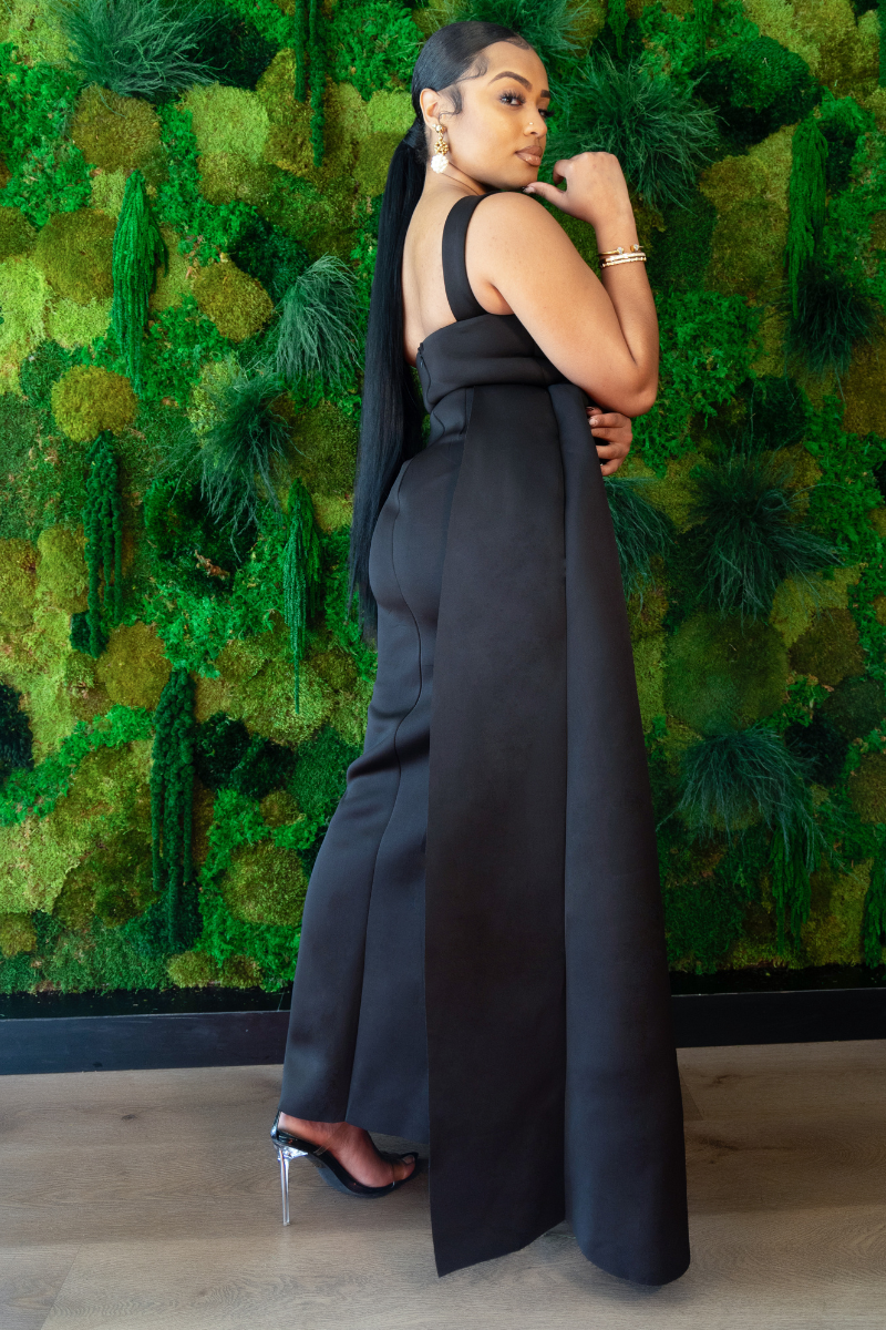 Midnight Elegance Maxi Dress