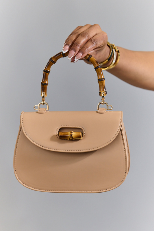 Allison Bamboo Blossom Top Handle Crossbody