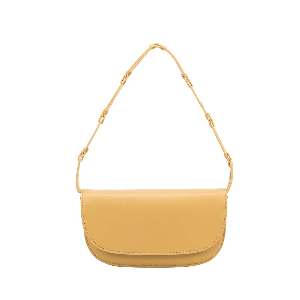 Luxe Essence Shoulder Bag in Yellow