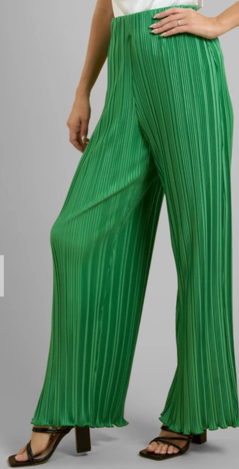 Evergreen Pleated Pants