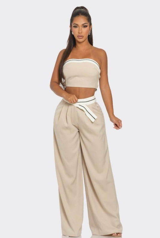 Contrast Chic Pants (FINAL SALE)