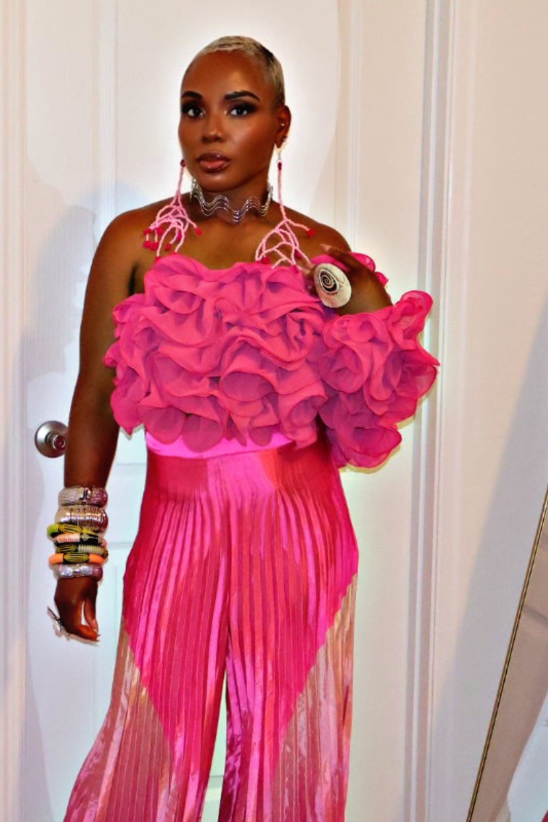 Whimsical One Shoulder Top