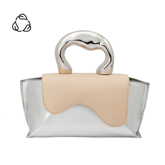 Akari Nude Recycled Vegan Top Handle Bag